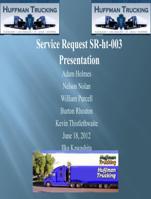 DBM 380 Week 5 Learning Team Service Request SR-ht-003 Presentation