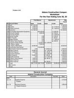 ACC 225 Preparing Entries and Statements