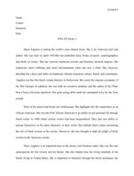 ENG 222 Essay 3 Think of your favorite poet from class