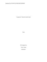 assignment 1 financial research report  3m company