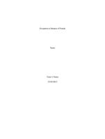 Explain which exceptions this chapter discusses that the Statute of Frauds, in your state