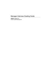 manager interview grading guide hrm/531 version 12