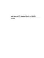 managerial analysis grading guide accounting indiv