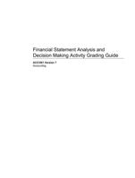 financial statement analysis and decision making a