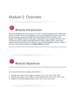 module 5: overview   module introduction before t