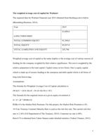 FIN 515 Second Project WACC Analysis