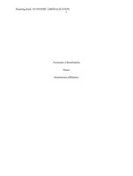 Term paper: Economic Liberalization