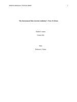 Case Analysis paper: Entrustment: Lindholm v. Brant