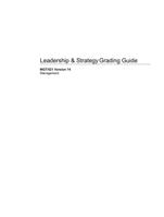 leadership & strategy grading guide mgt / 521 vers