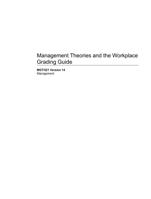 management theories and the workplace grading guid