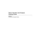 stock valuation and analysis grading guide version