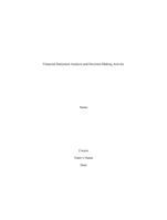 financial statement analysis and decision making a