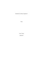 Individual Case Study Assignment 1: Cash flow forecasts and projected financial statements