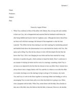 book analysis essay: Fences by August Wilson