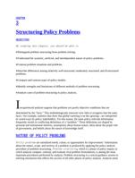 chapter  3 structuring policy problems objectives