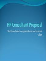 HR Consultant Proposal