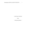 Critical Issues in Policing Paper