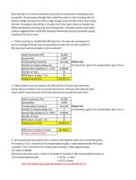 Financial Valuation (Time-Value of Money) Cases