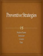 PSY:370 module 5 research paper Prevention Strategies