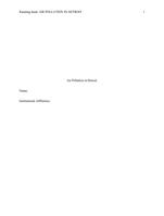 Environmental Health & Justice Critical Analysis