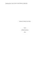 Final Case Analysis Paper-Southwest Airlines