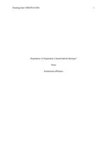 Originalism: Is Originalism a Sound Judicial Ideology?