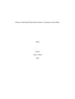 Explain the Process of Individual Professional Licensure, Certification, and Liability