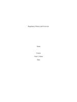 Write a 750-1,000 word paper demonstrating an overview of regulatory history and the