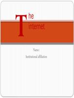 LP4 Assignment The Internet current business trends