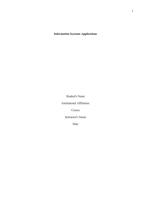 Information Systems Applications