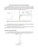 Exponential and Logarithmic Functions