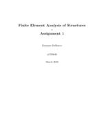 Finite Element Analysis of a Fixed-Free End Steel Column