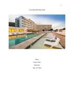 Report of the Hotel Industry the Case of Blue Bay Hotel