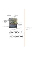 lab report PRACTICAL 2:  GOVERNORS