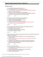 Chapter 82. Putting Caring Into Practice: Caring for Self MULTIPLE CHOICE