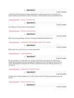 NURS 6501 Final Exam 2 Advanced Pathophysiology