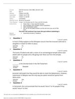 BIBL 104 Quiz 4 Survey of New and Old Testament