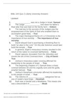 BIBL 104 Quiz 2 Liberty University Answers