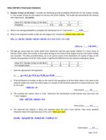 Stats 250 W11 Final Exam Solutions 1  Introduction to Statistics and Data Analysis