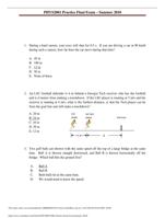 PHYS 2001 Practice Final Exam –Summer 2010