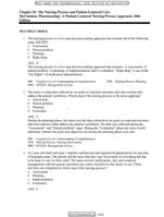 Chapter 01: The Nursing Process and Patient-Centered Care McCuistion: Pharmacology: A Patient-Centered Nursing Process Approach, 10th EditionMULTIPLE CHOICE1