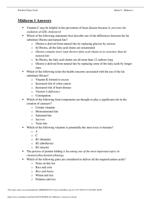 CHEM 181 Midterm 1 Answers World of Chemistry