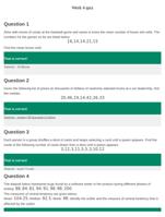 Math 225n Week 4  Statistics Quiz