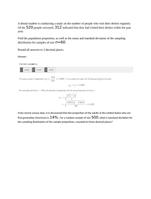 Week 5 Assignment Central Limit Theorem for Proportions