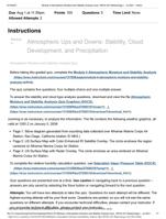 Module 4 Atmospheric Moisture and Stability Analysis Quiz: WEAX 201 Meteorology