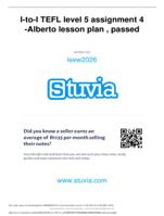 AGE 31 to I TEFL level 5 assignment 4 Alberto lesson plan passed