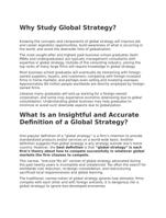 MANAGEMENT MISC Model 6 Why Study Global Strategy