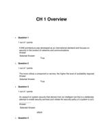 EIS 4316 Questions  CH 1 Overview