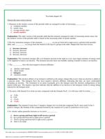 Test bank chapter 8 Answers & Explanation