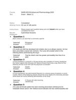 NURS 6521 Advanced Pharmacology FINAL EXAM PHARM